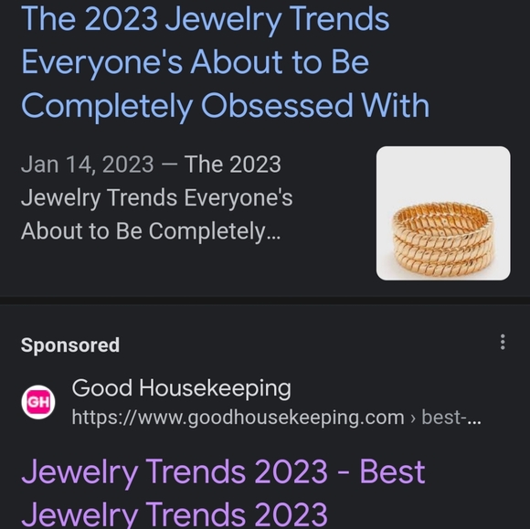 Purple stretch vintage enamel pearly bracelet - Picture 5 of 11